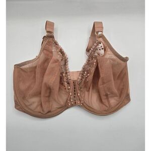 Elomi Matilda Underwire Support Plunge Side Support Bra 32K UK 32H Café Au Latit
